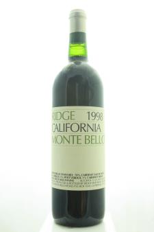 Ridge Vineyards Proprietary Red Monte Bello 1998
