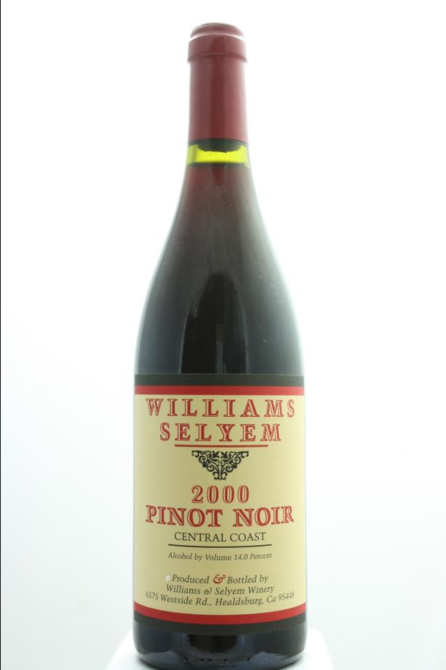 Williams Selyem Pinot Noir Central Coast 2000