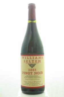 Williams Selyem Pinot Noir Vista Verde Vineyard 2003