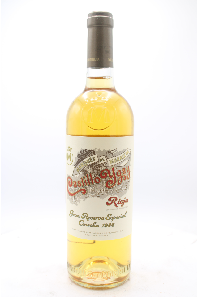 Marqués de Murrieta Castillo Ygay Rioja Blanco Gran Reserva Especial 1986