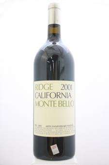 Ridge Vineyards Monte Bello 2001