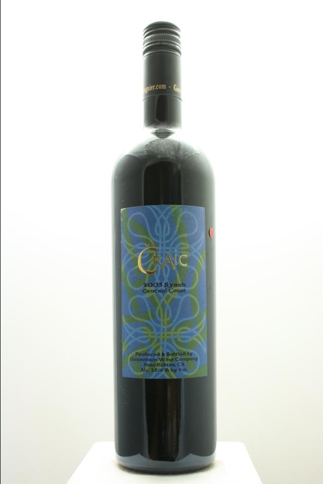Garretson Syrah The Craic 2003