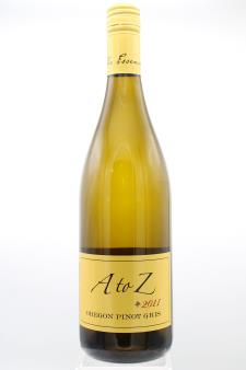 A to Z Pinot Gris 2011