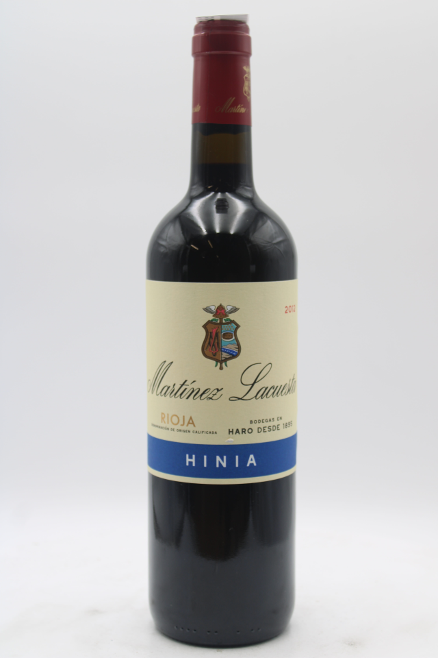 Martinez Lacuesta Reserva Hinia 2012