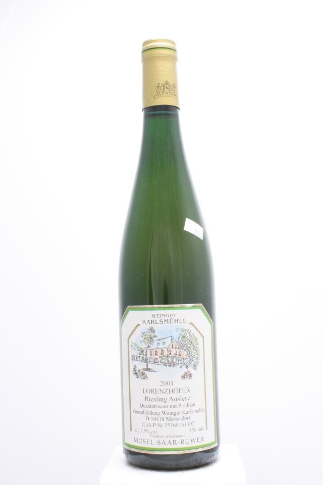 Karlsmühle Lorenzhöfer Riesling Auslese #13 2001