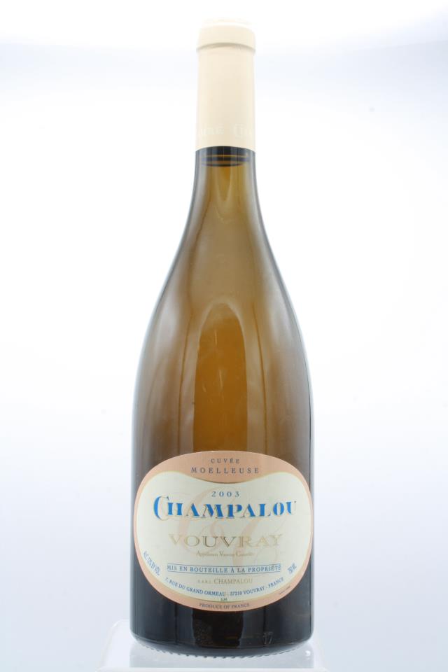 Champalou Vouvray Cuvée Moelleuse 2003