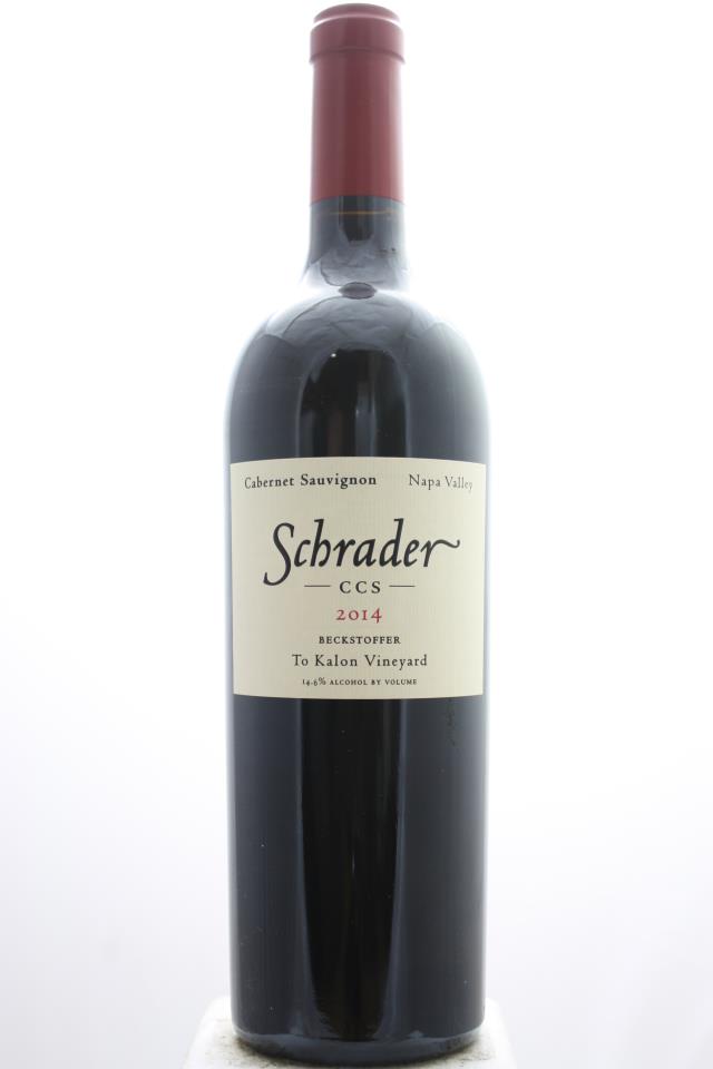 Schrader Cabernet Sauvignon Beckstoffer To Kalon Vineyard CCS 2014
