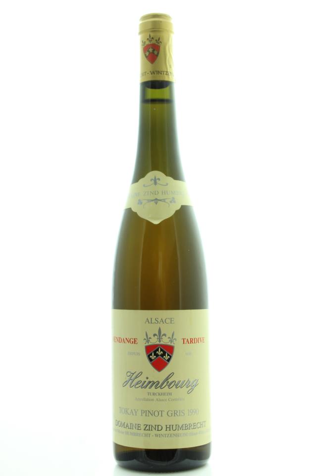 Zind Humbrecht Pinot Gris Heimbourg Vendange Tardive 1990