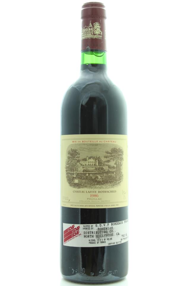 Lafite Rothschild 1986