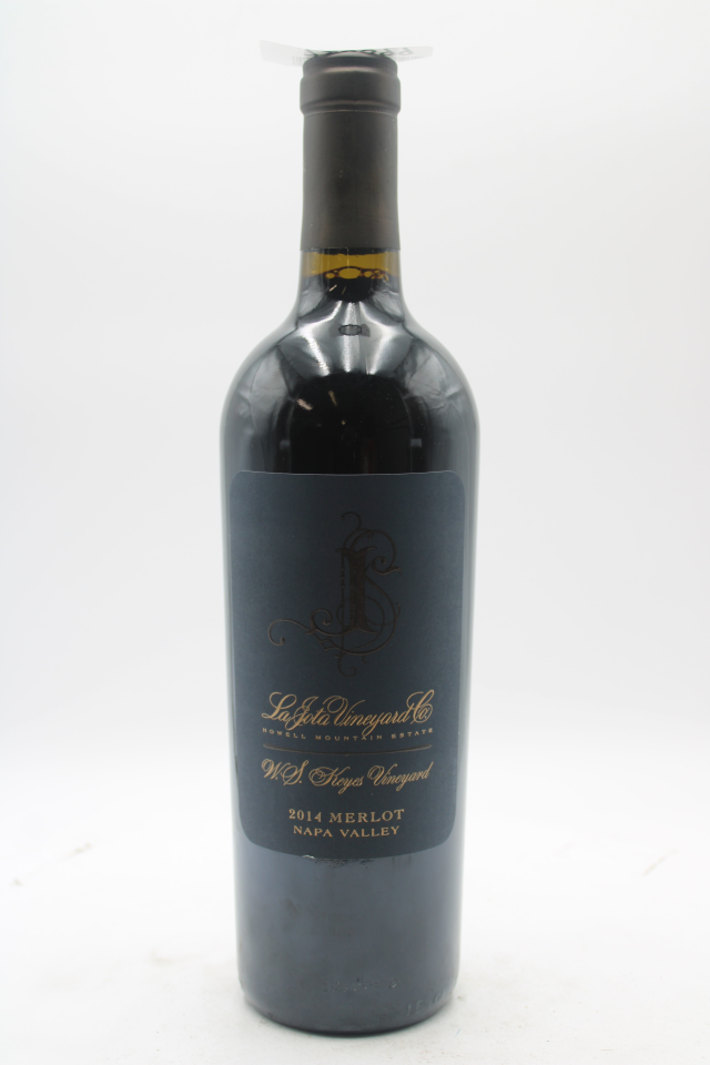 La Jota Vineyard Co. Merlot W.S. Keyes Vineyard Howell Mountain Estate 2014