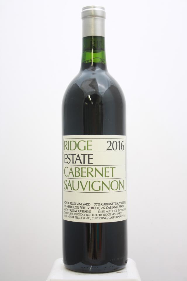 Ridge Vineyards Cabernet Sauvignon Estate 2016