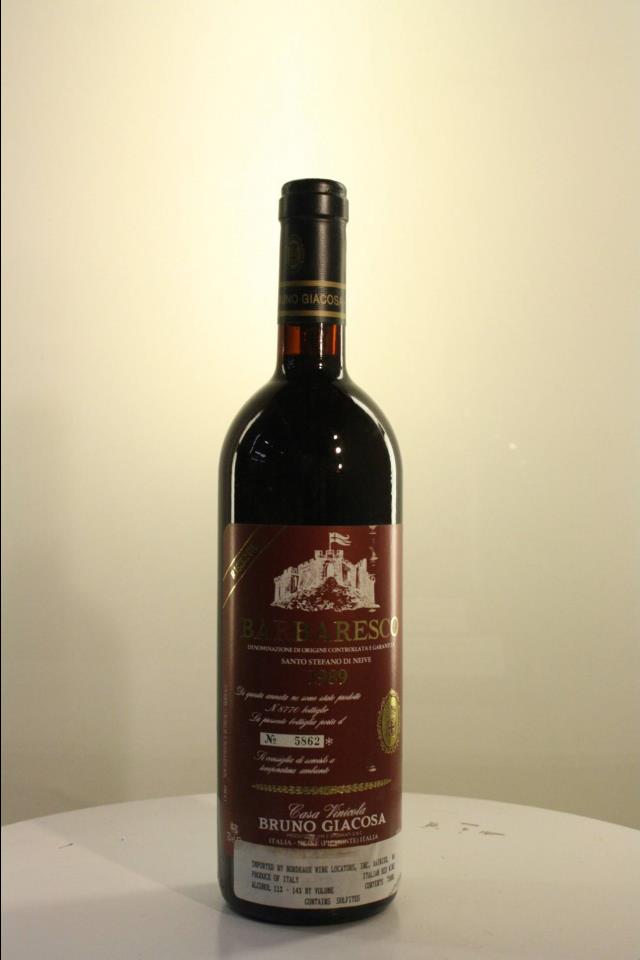 B. Giacosa Barbaresco Riserva Santo Stefano 1989