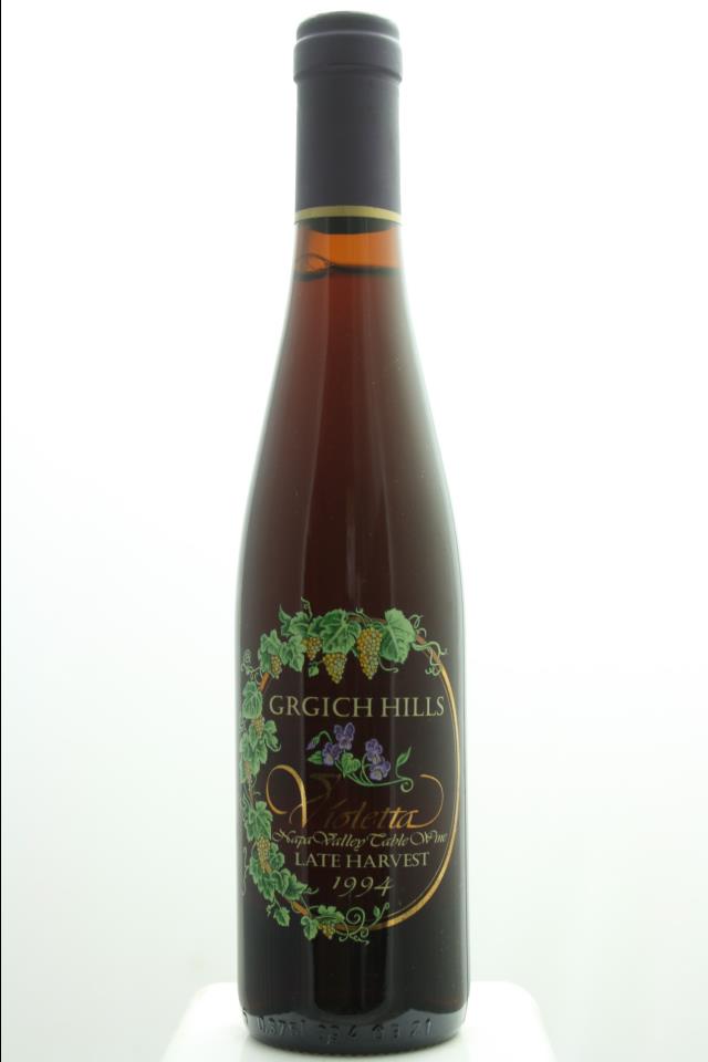 Grgich Hills Proprietary White Violetta Late Harvest 1994