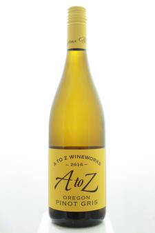 A to Z Pinot Gris 2016