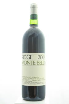 Ridge Vineyards Proprietary Red Estate Monte Bello 2009