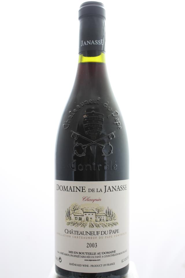 Domaine de La Janasse Châteauneuf-du-Pape Cuvée Chaupin 2003