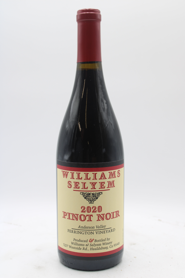 Williams Selyem Pinot Noir Ferrington Vineyard 2020