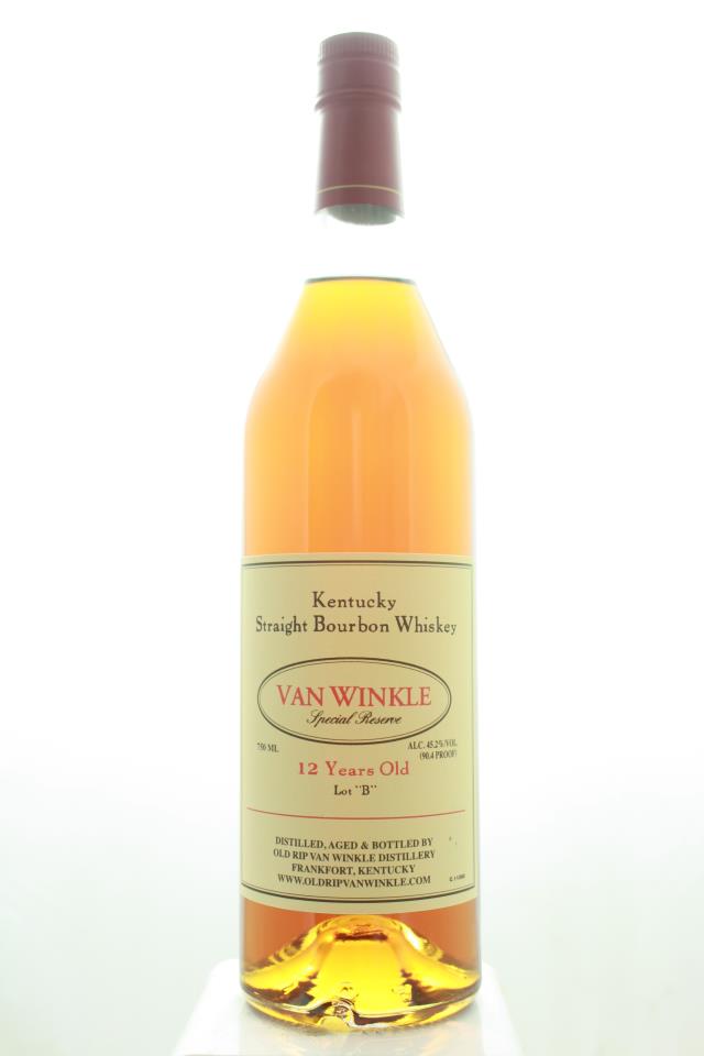 Old Rip Van Winkle Straight Bourbon Whiskey Van Winkle Special Reserve Lot B 12-Years-Old NV