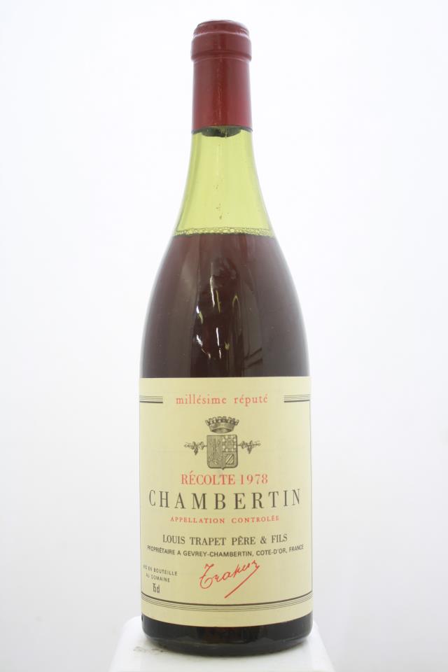 Louis Trapet Chambertin 1978