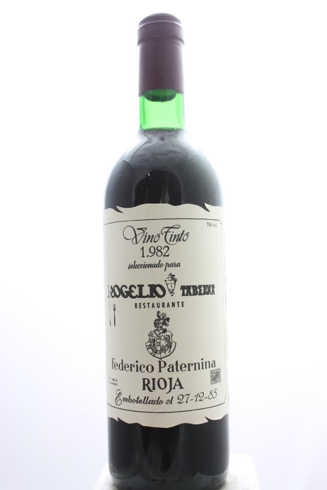 Federico Paternina Crianza 1982
