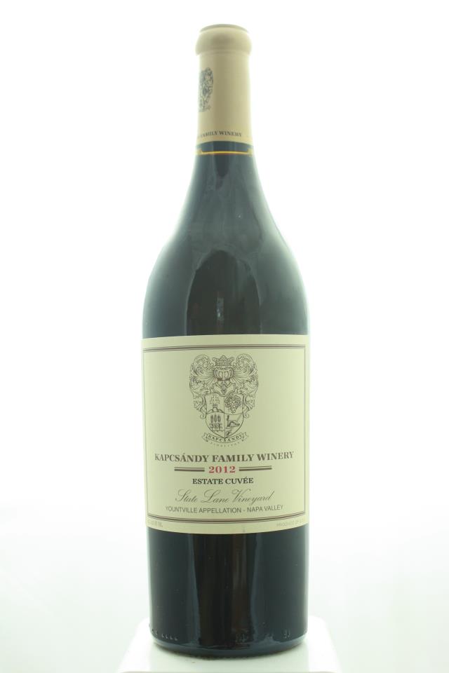 Kapcsàndy Family Winery Cabernet Sauvignon State Lane Vineyard Estate Cuvée 2012