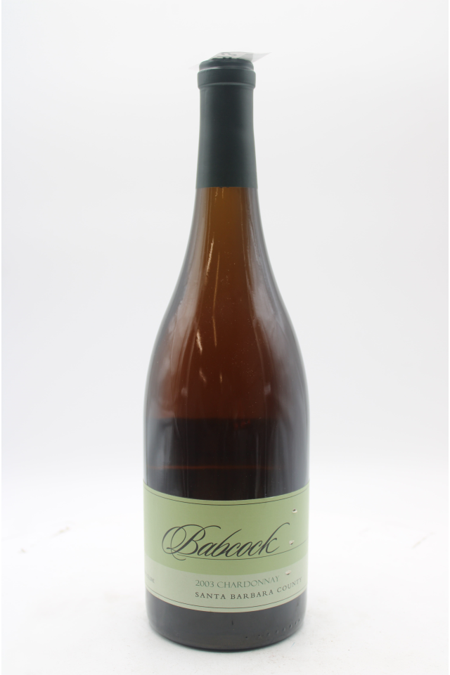Babcock Chardonnay Santa Barbara County 2003
