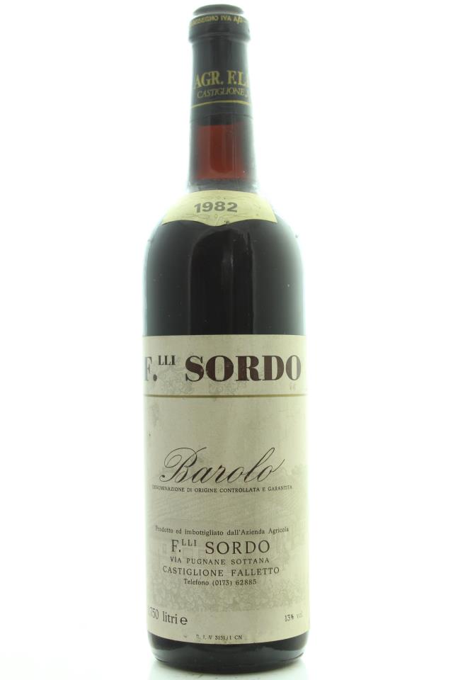 Fratelli Sordo Barolo 1982