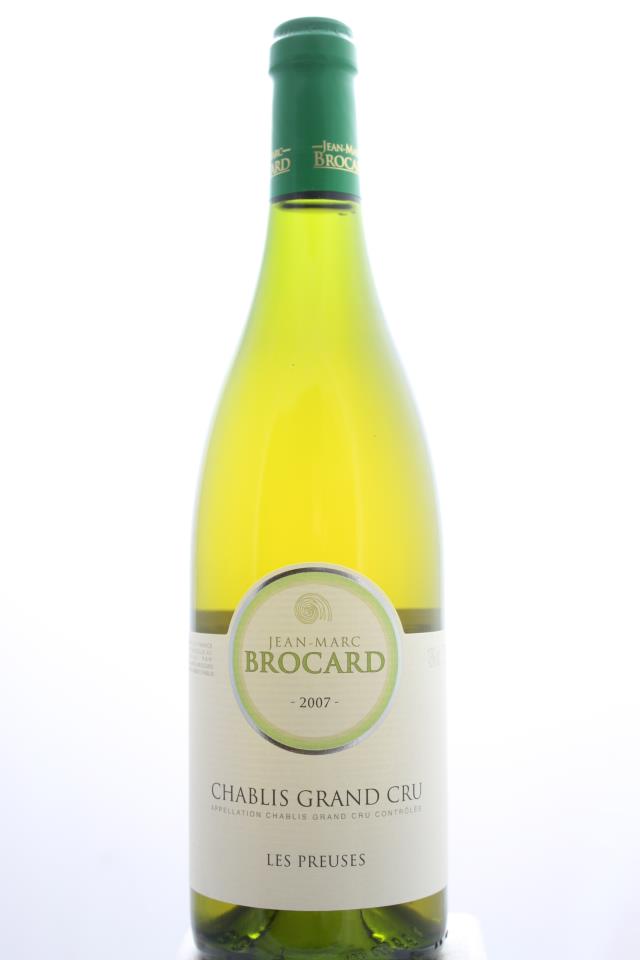Jean-Marc Brocard Chablis Les Preuses 2007
