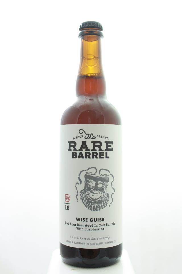 The Rare Barrel Wise Guise Red Sour Beer Aged in Oak Barrels with Raspberries 2016