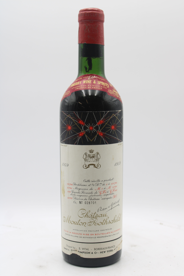 Mouton Rothschild 1959