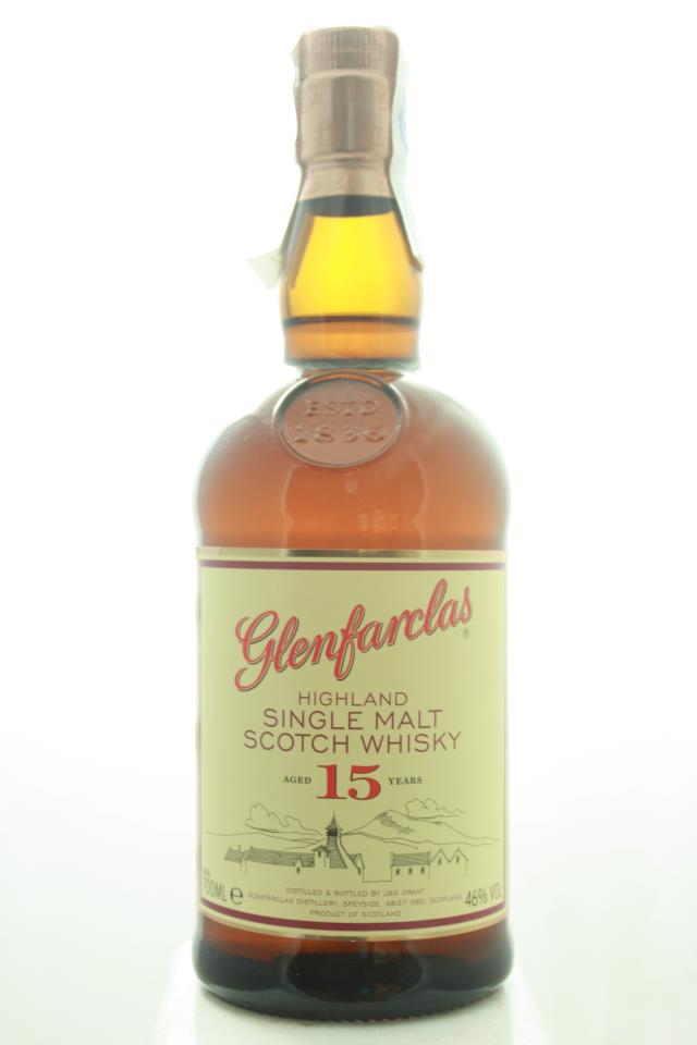J&G Grant Glenfarclas Single Highland Malt Scotch Whisky 15-Years-Old NV