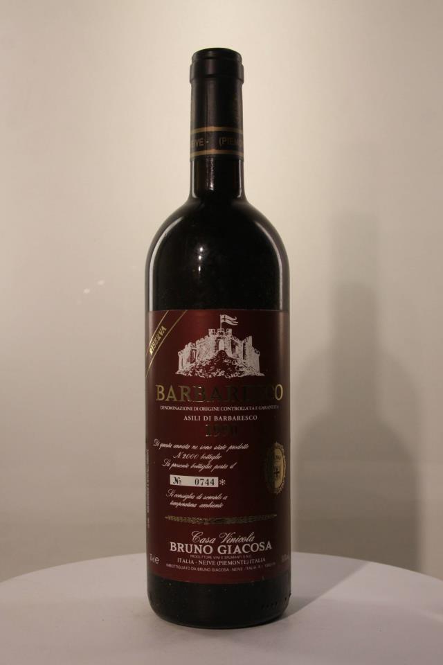 B. Giacosa Barbaresco Riserva Asili 1990