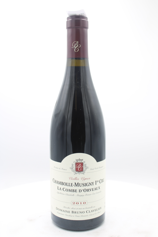 Bruno Clavelier Chambolle-Musigny La Combe d'Orveau Vieilles Vignes 2010