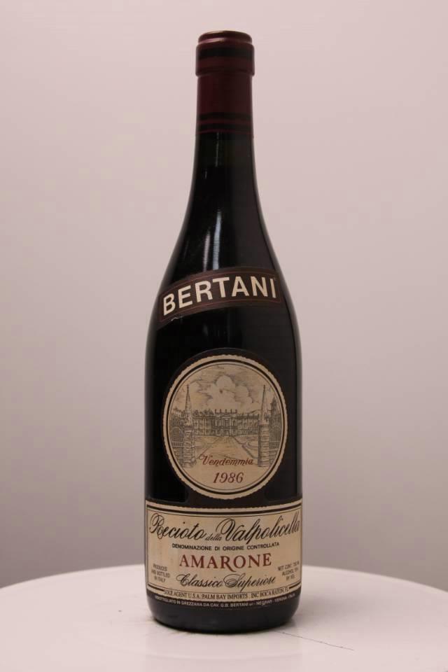 Bertani Amarone della Valpolicella Classico 1986
