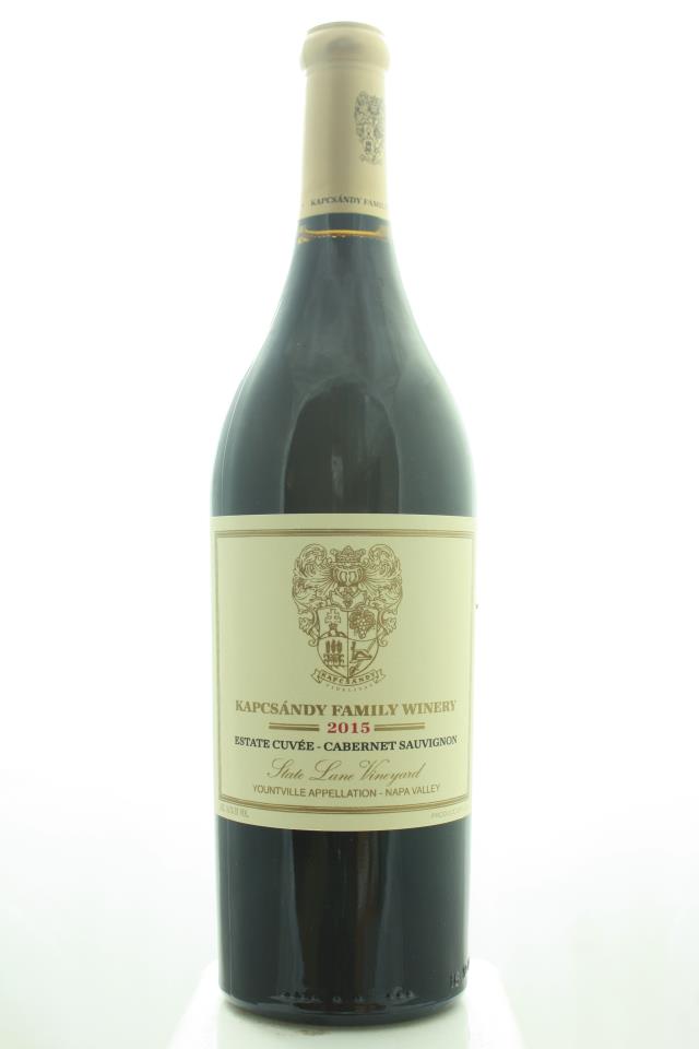 Kapcsàndy Family Winery Cabernet Sauvignon State Lane Vineyard Estate Cuvée 2015