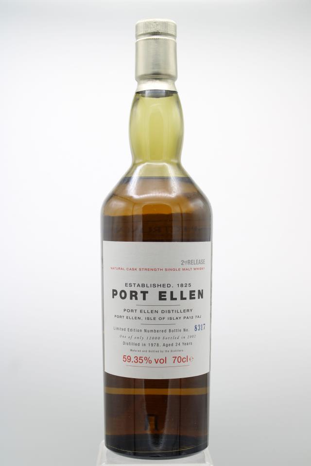 Port Ellen 24-Year Old Single Malt Whisky Cask Strength 2nd Release 1978