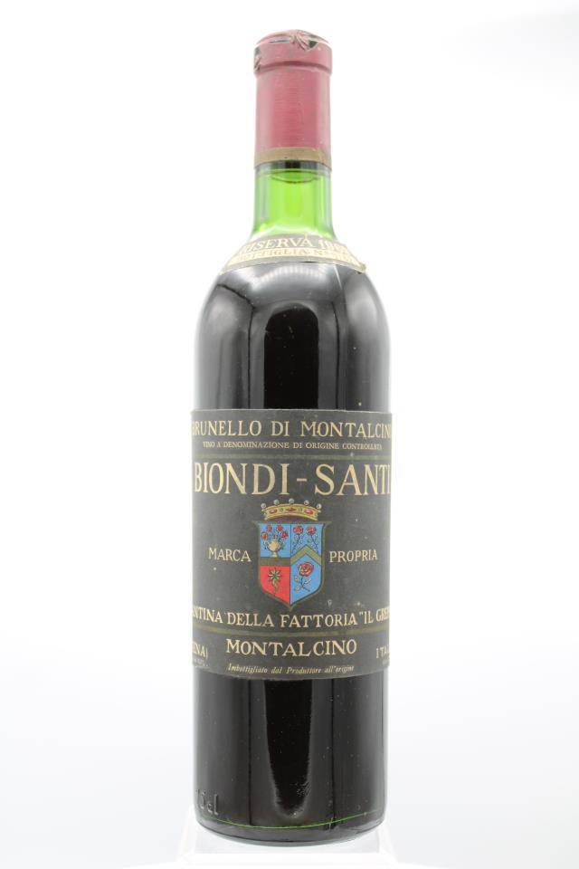 Biondi-Santi (Tenuta Greppo) Brunello di Montalcino 1969