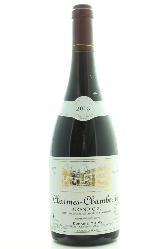 Domaine Quivy Charmes-Chambertin 2015