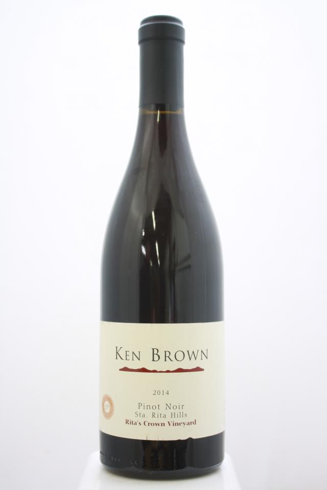 Ken Brown Pinot Noir Rita's Crown Vineyard 2014