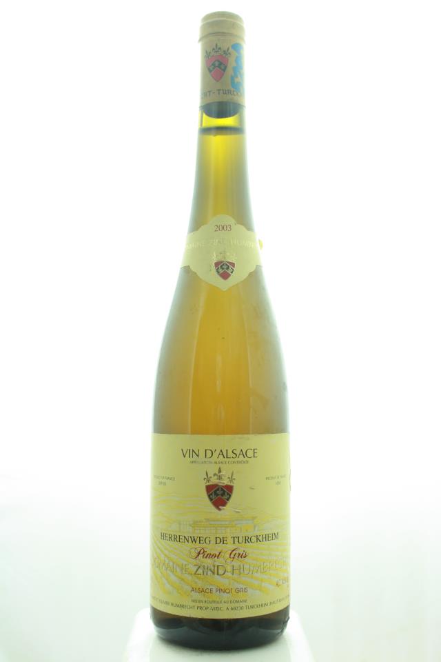 Zind-Humbrecht Pinot Gris Herrenweg de Turckheim 2003