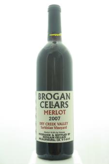 Brogan Cellars Merlot Sarkisian Vineyard 2007