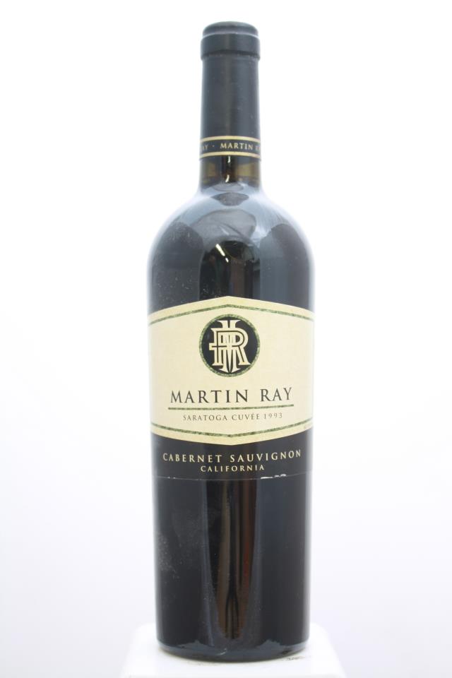 Martin Ray Winery Cabernet Sauvignon Saratoga Cuvée 1993