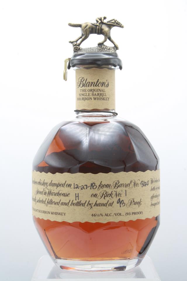 Blanton's Kentucky Straight Bourbon Whisky Bottle #6 12-27-18 NV