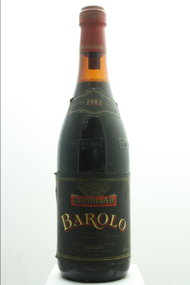 Giordano Barolo 1981