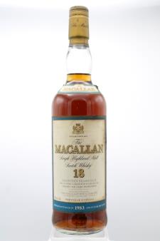 The Macallan Sherry Oak Cask Single Malt Highland Scotch Whisky 18-Year-Old 1983