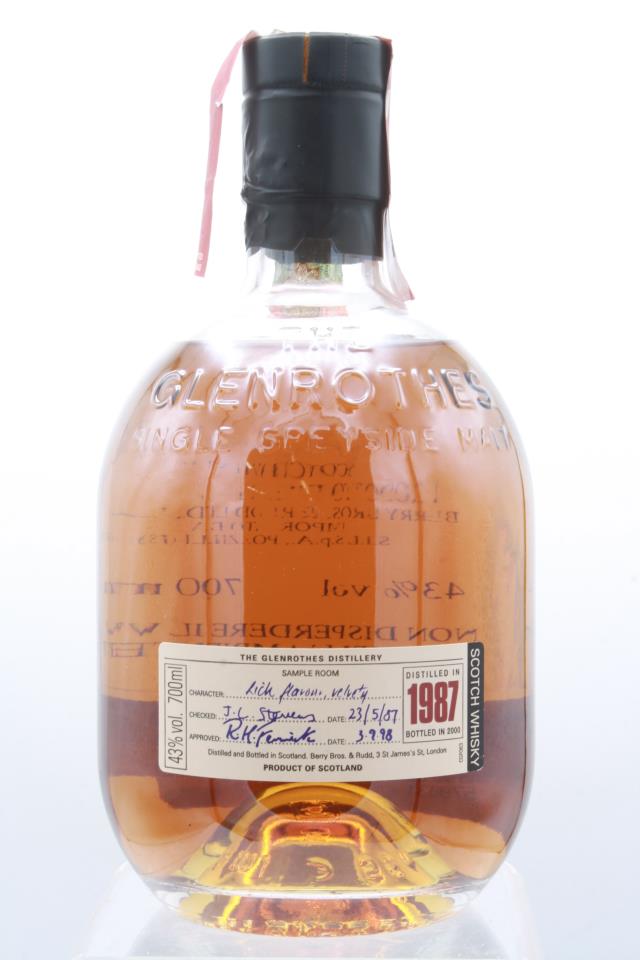 Glenrothes Single Speyside Malt Scotch Whisky 1987