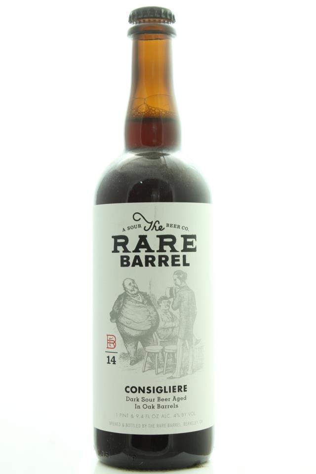 The Rare Barrel Consigliere Dark Sour Beer Aged In Oak Barrels 2014