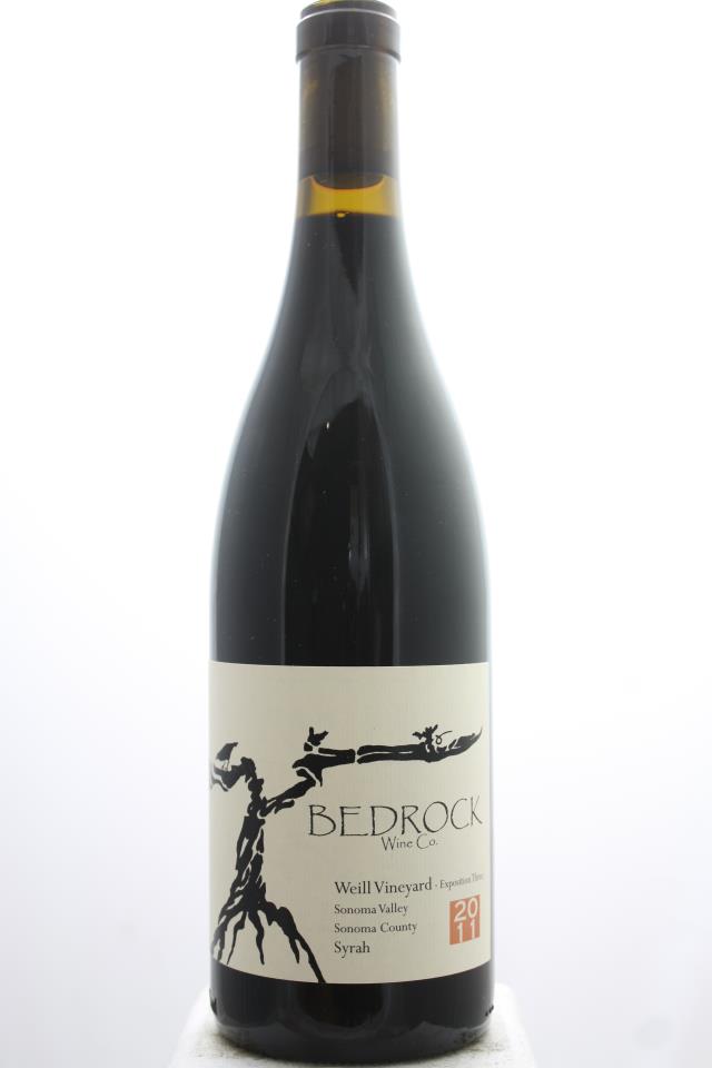 Bedrock Syrah Weill Vineyard Exposition Three 2011