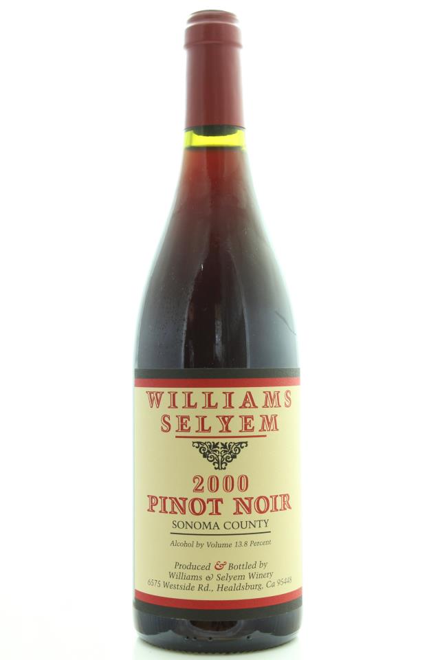 Williams Selyem Pinot Noir Sonoma Coast 2000