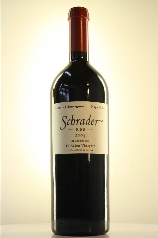 Schrader RBS BEckstoffer To Kalon Vineyard Cabernet Sauvignon 2004